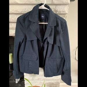 Navy blue Gap utility blazer